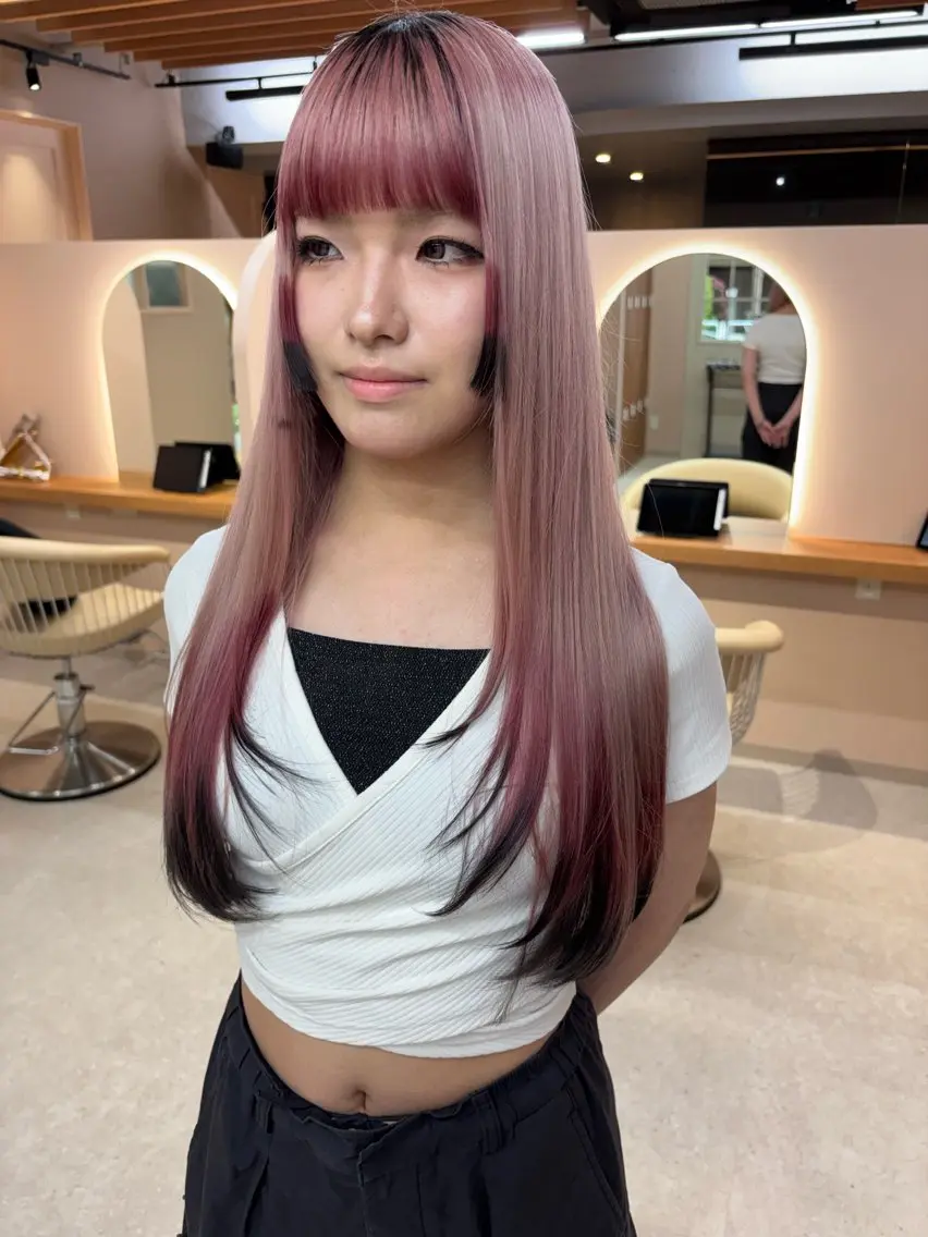 ロング ヘアカラー ROCCO east / りんなのヘアスタイル