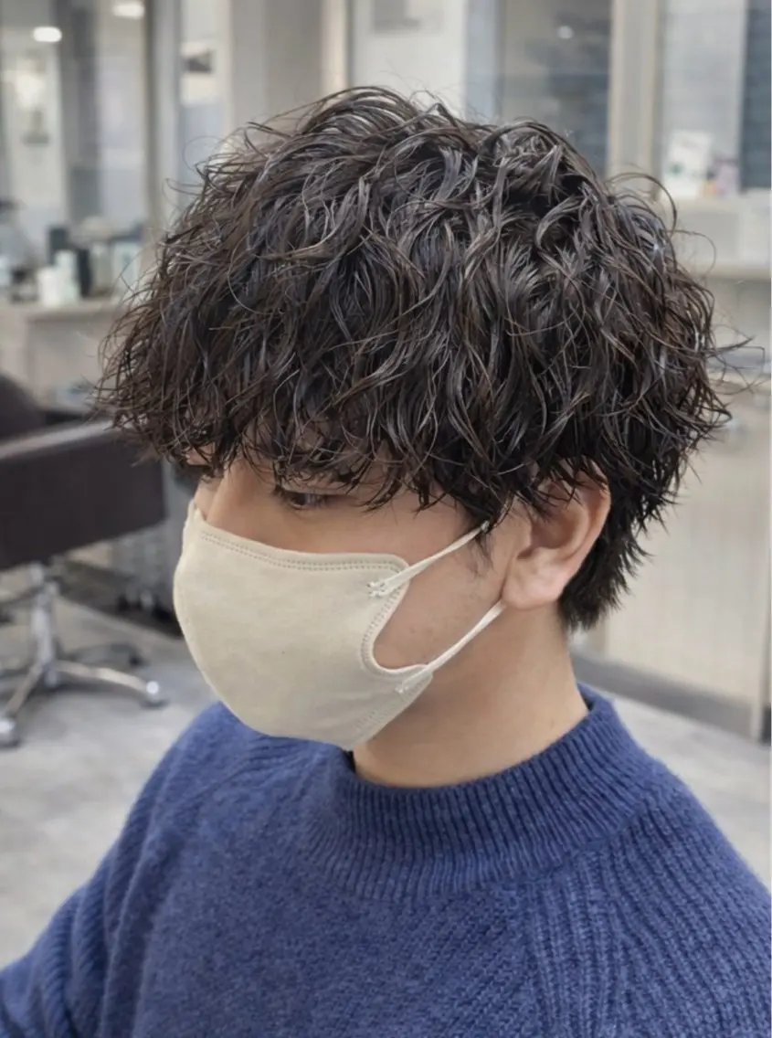 シャドーパーマの写真