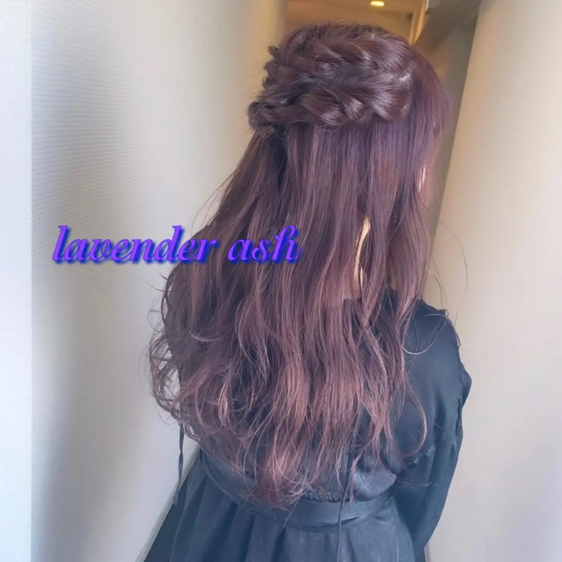 ロング アッシュ 韓国✖️網紅🖤 パーマYURIYAのヘアスタイル