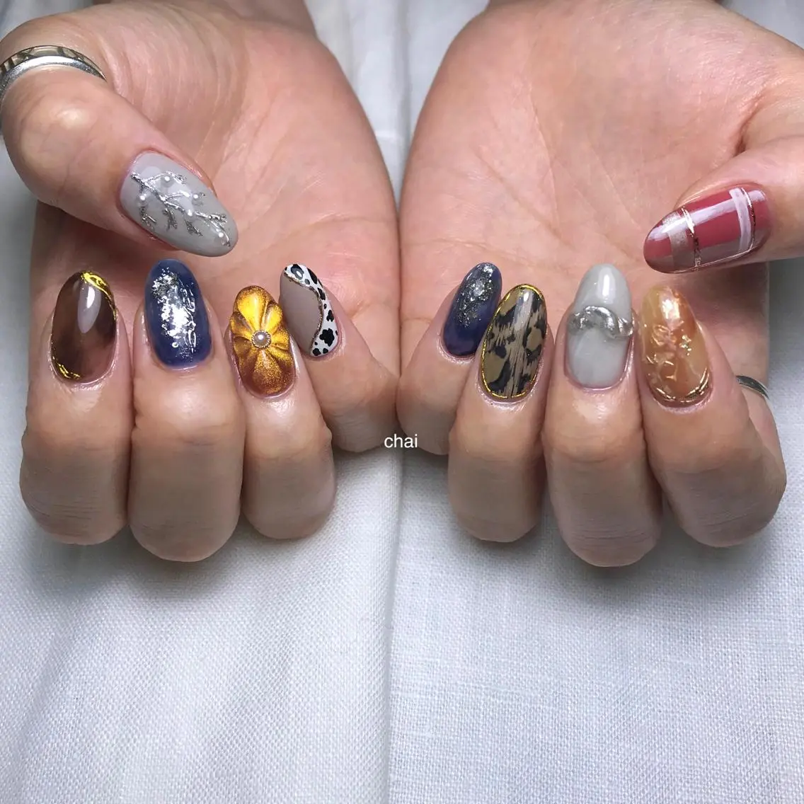 ネイル ハンドネイル chai nail _ai📍鶴橋のマツエク・マツパデザイン