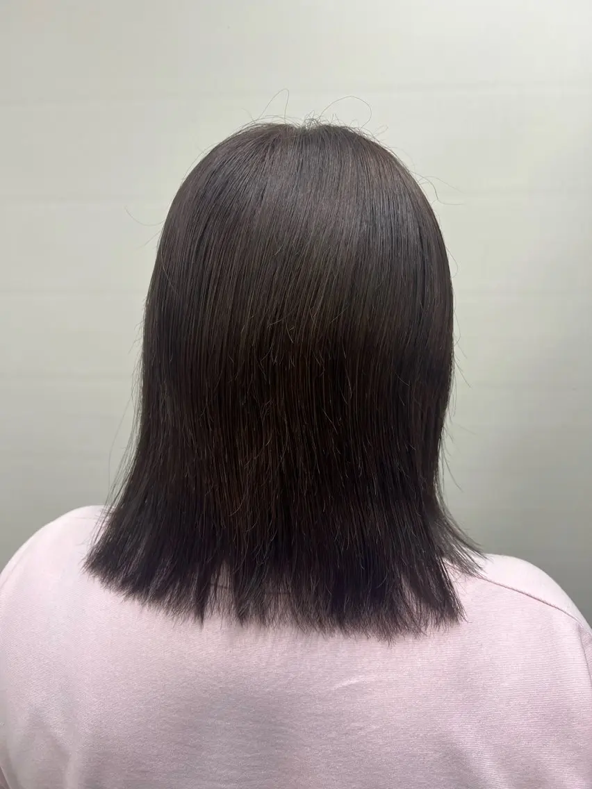 ミディアム カラー ブラウンカラー 本間 絵理奈‎のヘアスタイル