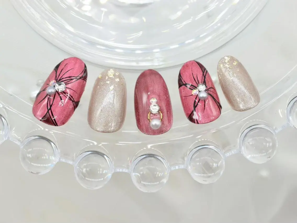 ネイル ジェルネイル パラジェル ハンドネイル RISSE nail&eyeのネイルデザイン