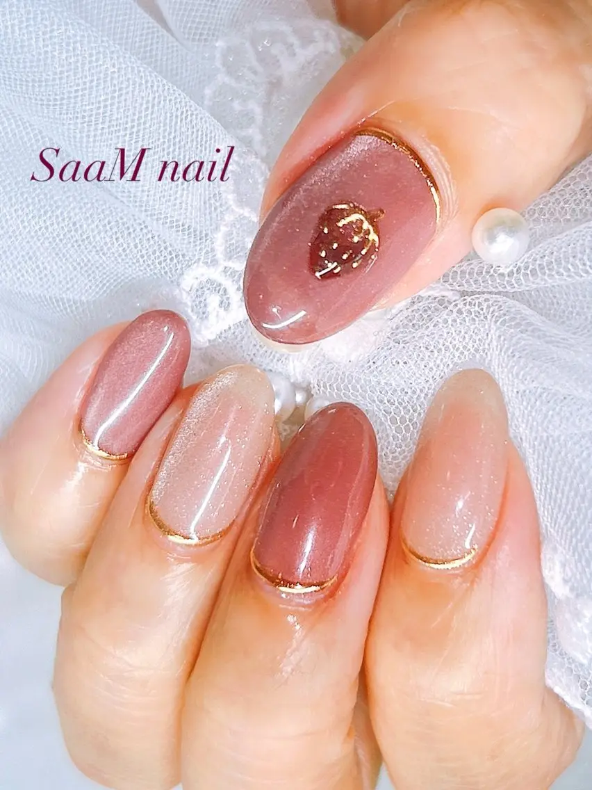ネイル マグネットネイル ハンドネイル SaaM nailのネイルデザイン