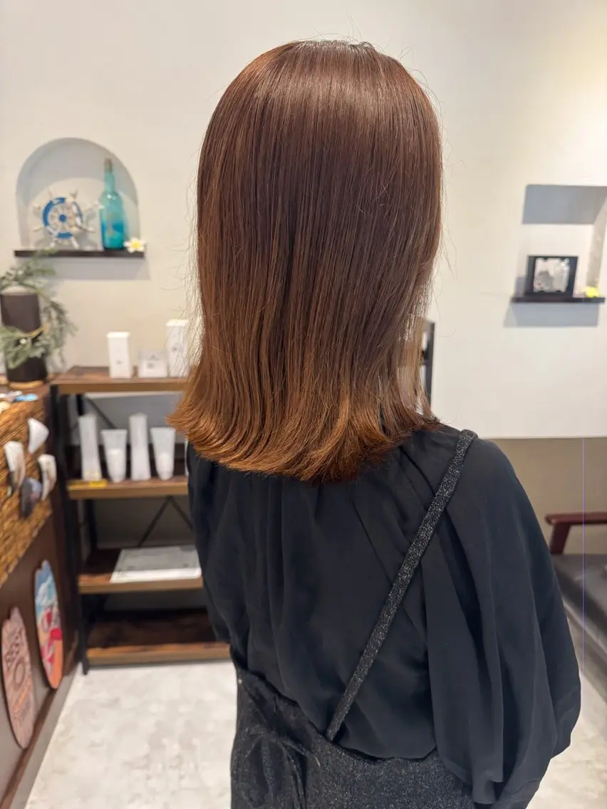 ミディアム カラー 坂井田 浩樹のヘアスタイル