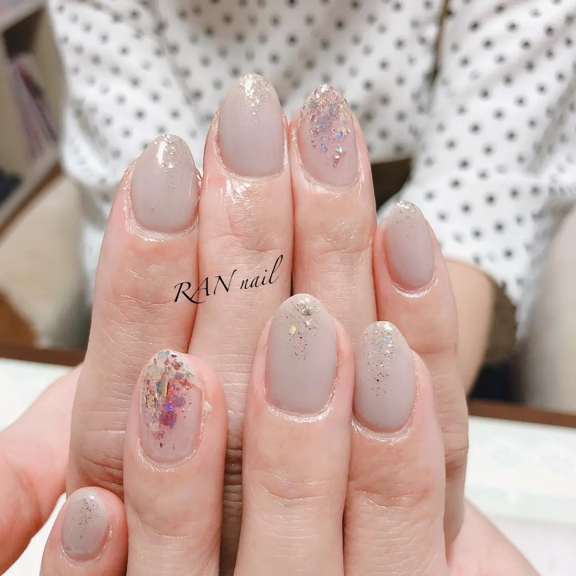 ネイル キラキラネイル ラメ(グリッター) ハンドネイル フットネイル RAN nailのネイルデザイン