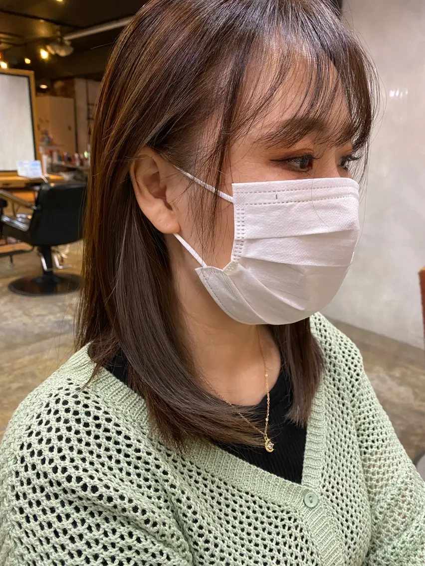 ミディアム カラー 🌙𝑳𝑼𝑵𝑨 工藤/メンズ特化のヘアスタイル