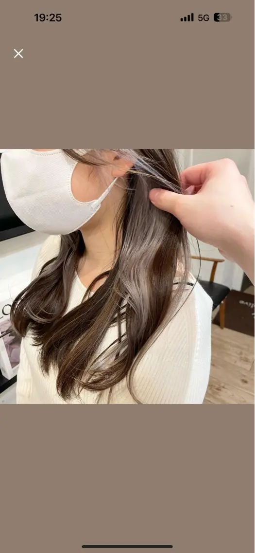 ミディアム カラー インナーカラー ALBUM ୨୧のヘアスタイル