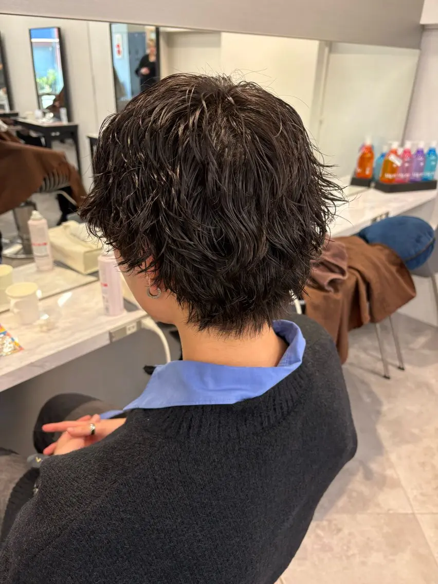 【メンズ限定】メンズカット＋ツイストスパイラルパーマorスパイラルパーマの写真