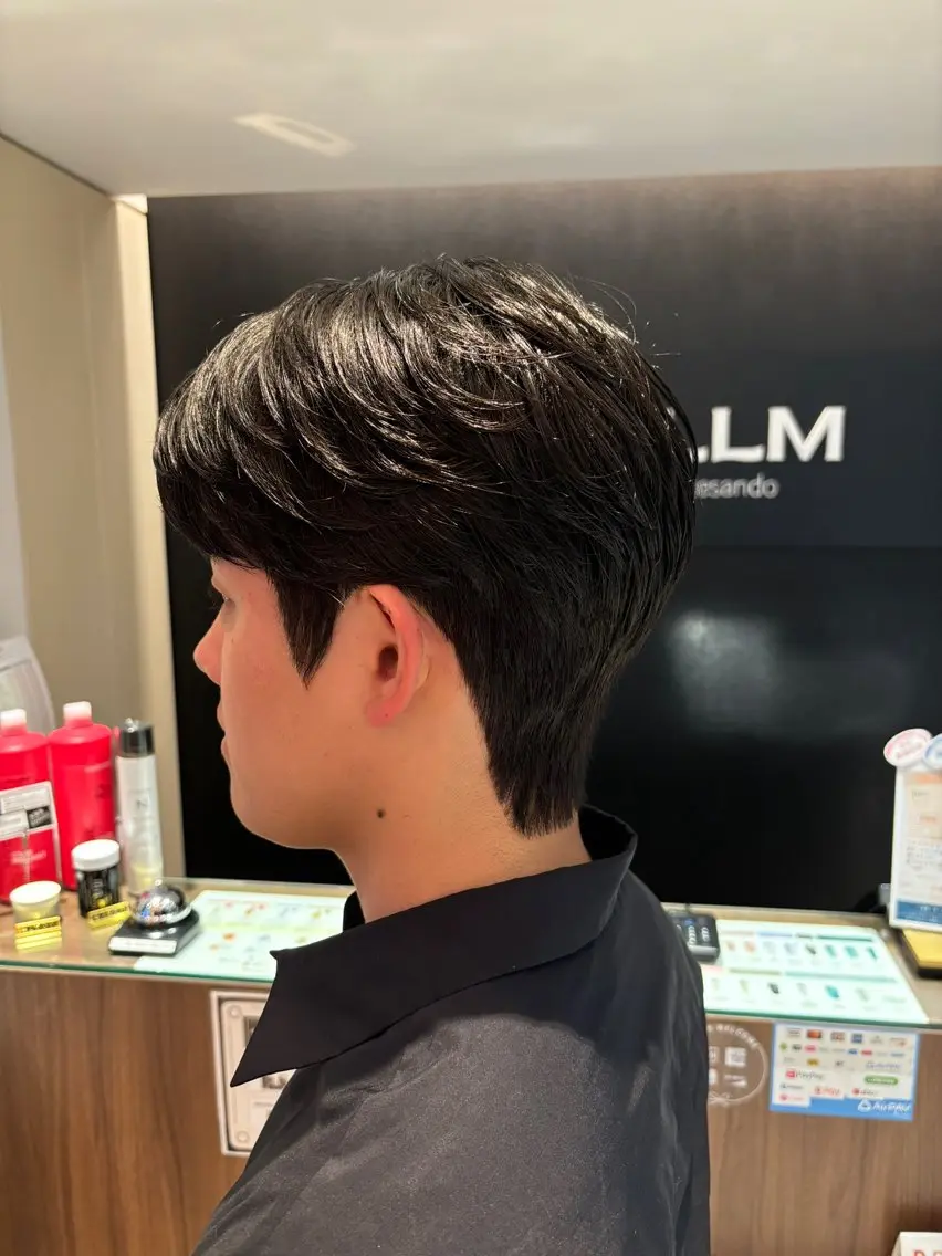 【リピーター様/平日限定】🔹メンズカット+ダウンパーマ🔥 (メンズ韓国ヘア/メンズパーマ)の写真