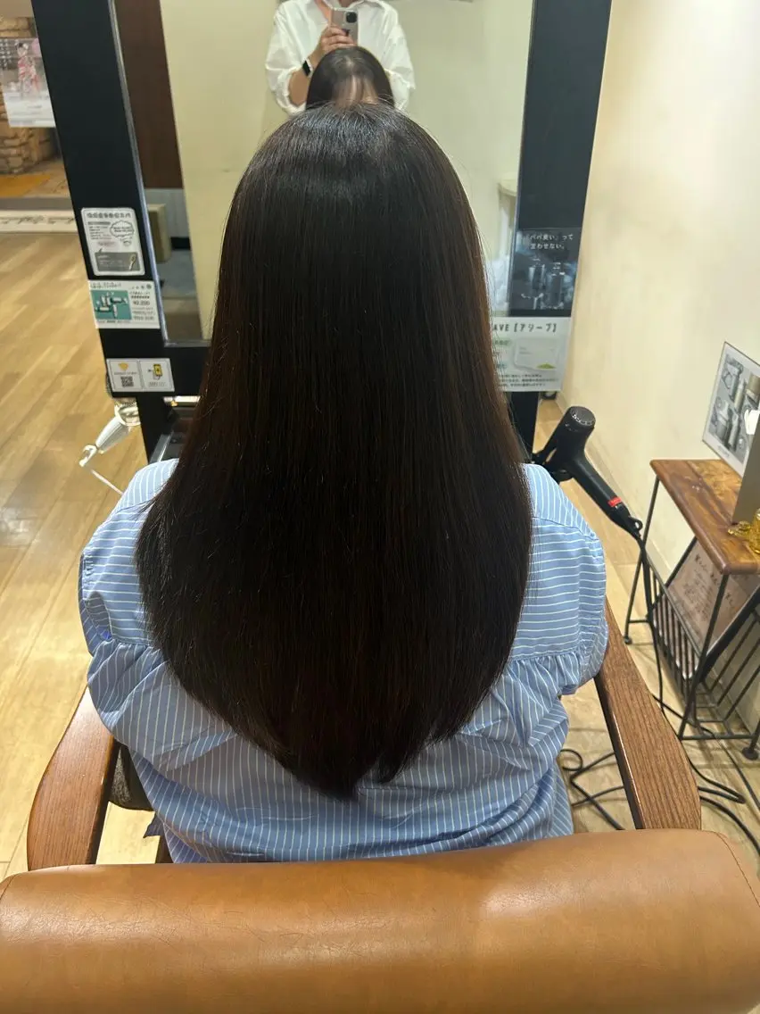 ロング レイヤーカット hatsune はつねのヘアスタイル
