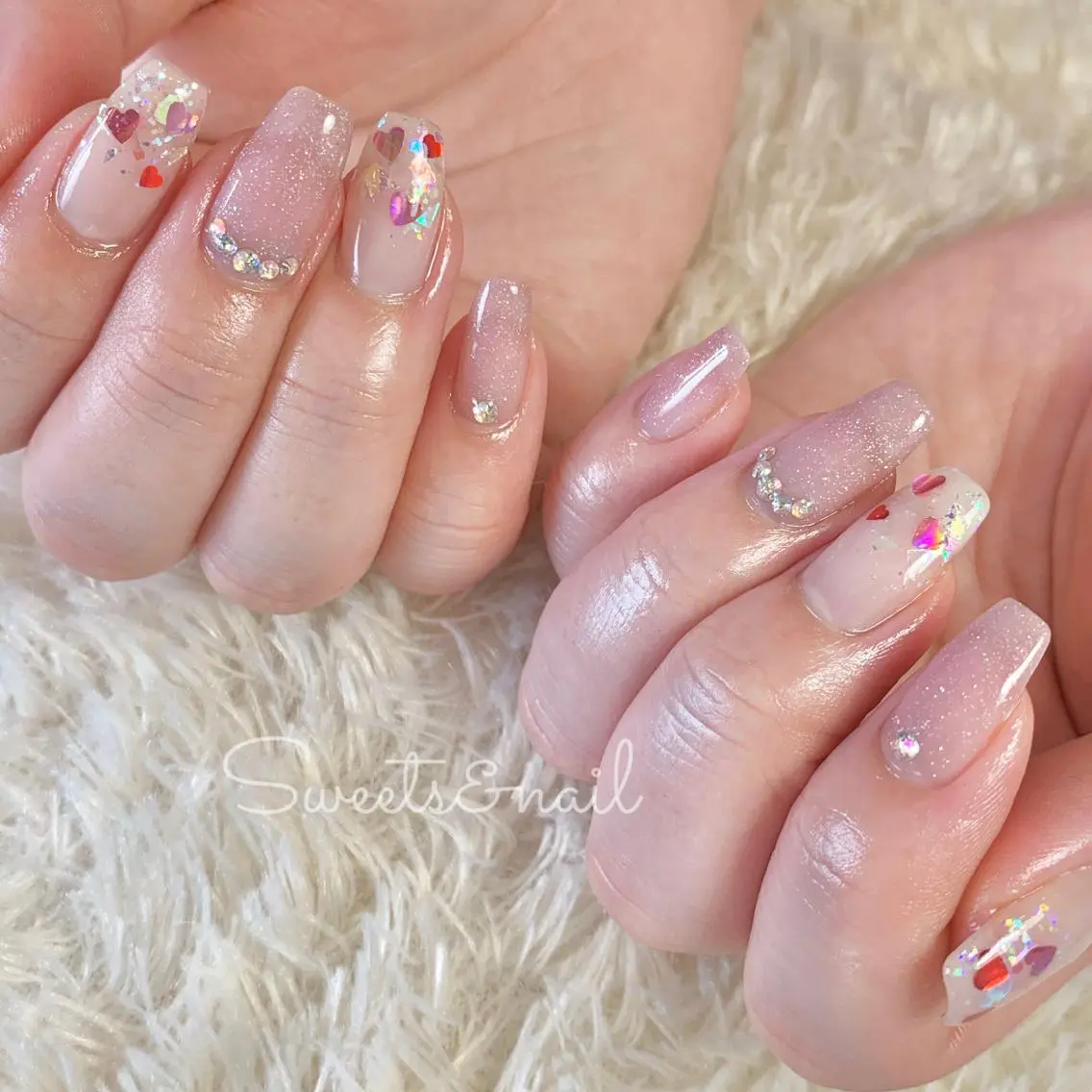 ネイル バレンタイン Sweets& nail みなこのネイルデザイン
