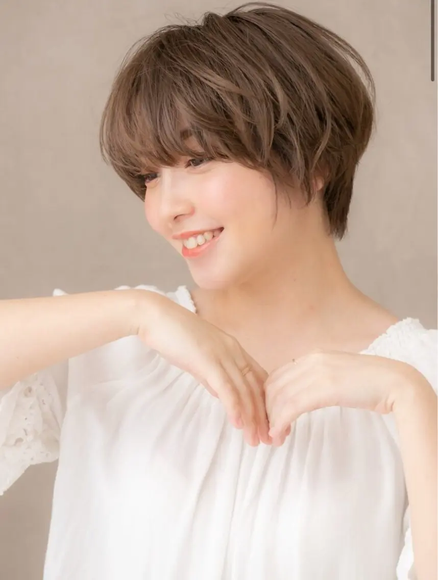 ショート ショートヘア COVER HAIR 川口店✨　土屋凜のヘアスタイル