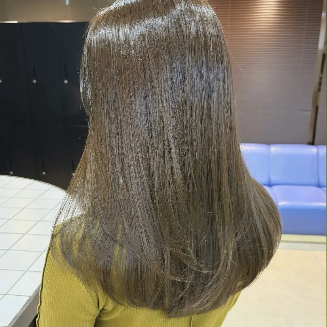 セミロング カラー 透明感カラー カット ヘアカラー SHICUNE /ミホのヘアスタイル