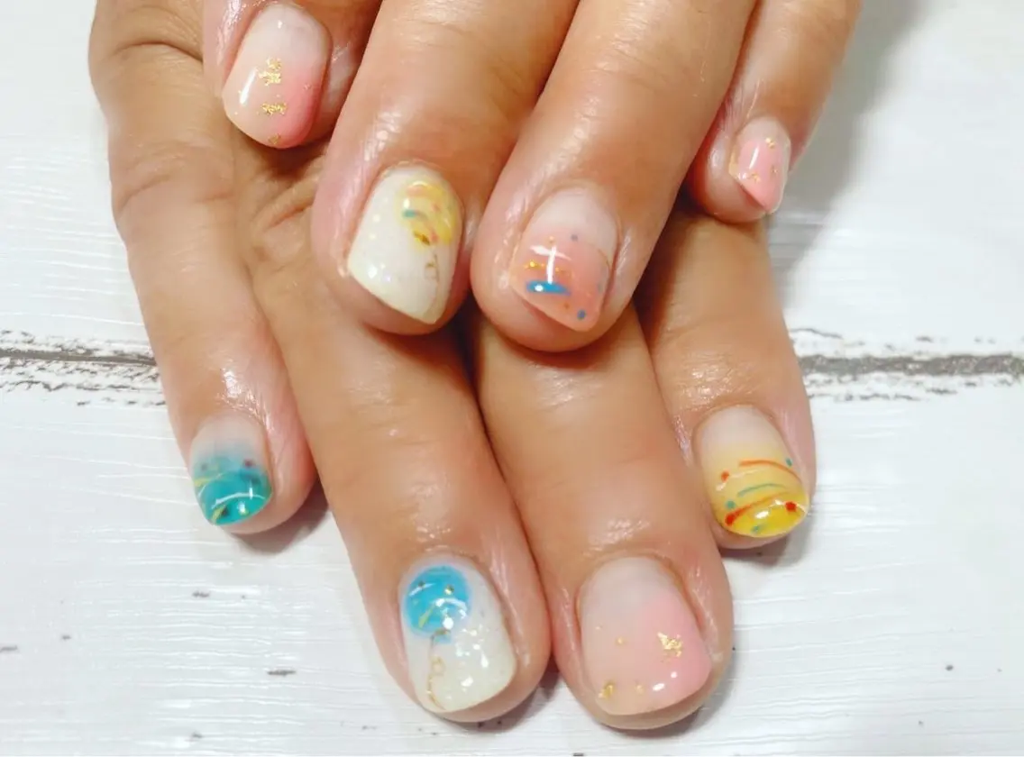 ネイル ヨーヨーネイル ネイルサロン nail_upのネイルデザイン