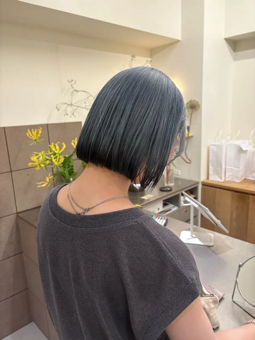 ショート カラー カット ヘアカラー トリートメント natsuki /HUIのヘアスタイル