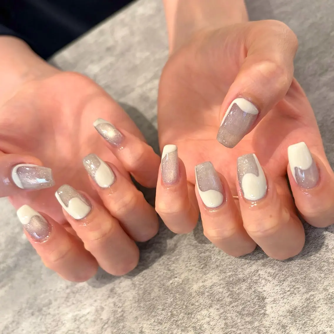 ネイル フラッシュネイル フラッシュマグ ニュアンスネイル Mii nailのネイルデザイン