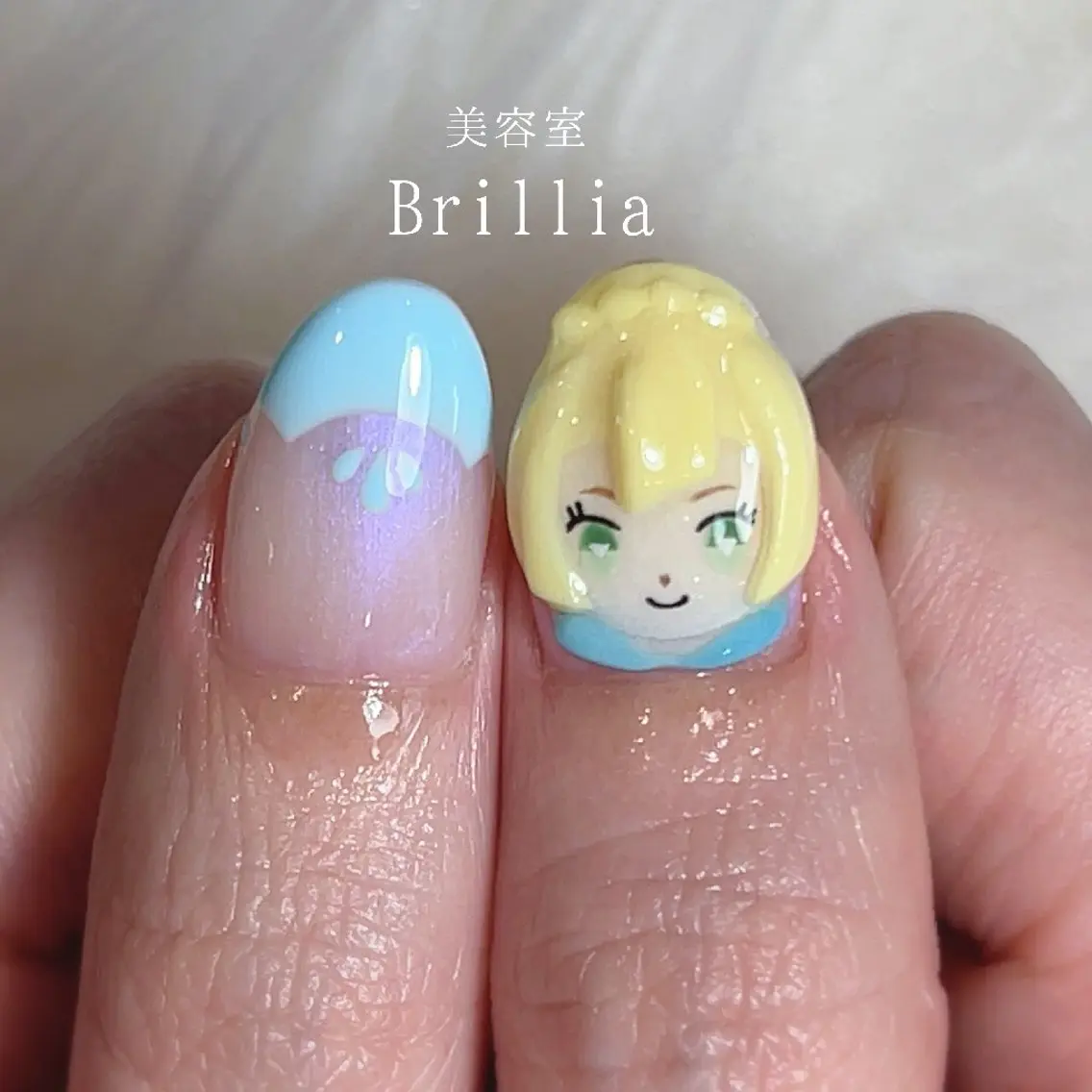 ネイル 持ち込み ハンドネイル 柴田 彩のネイルデザイン