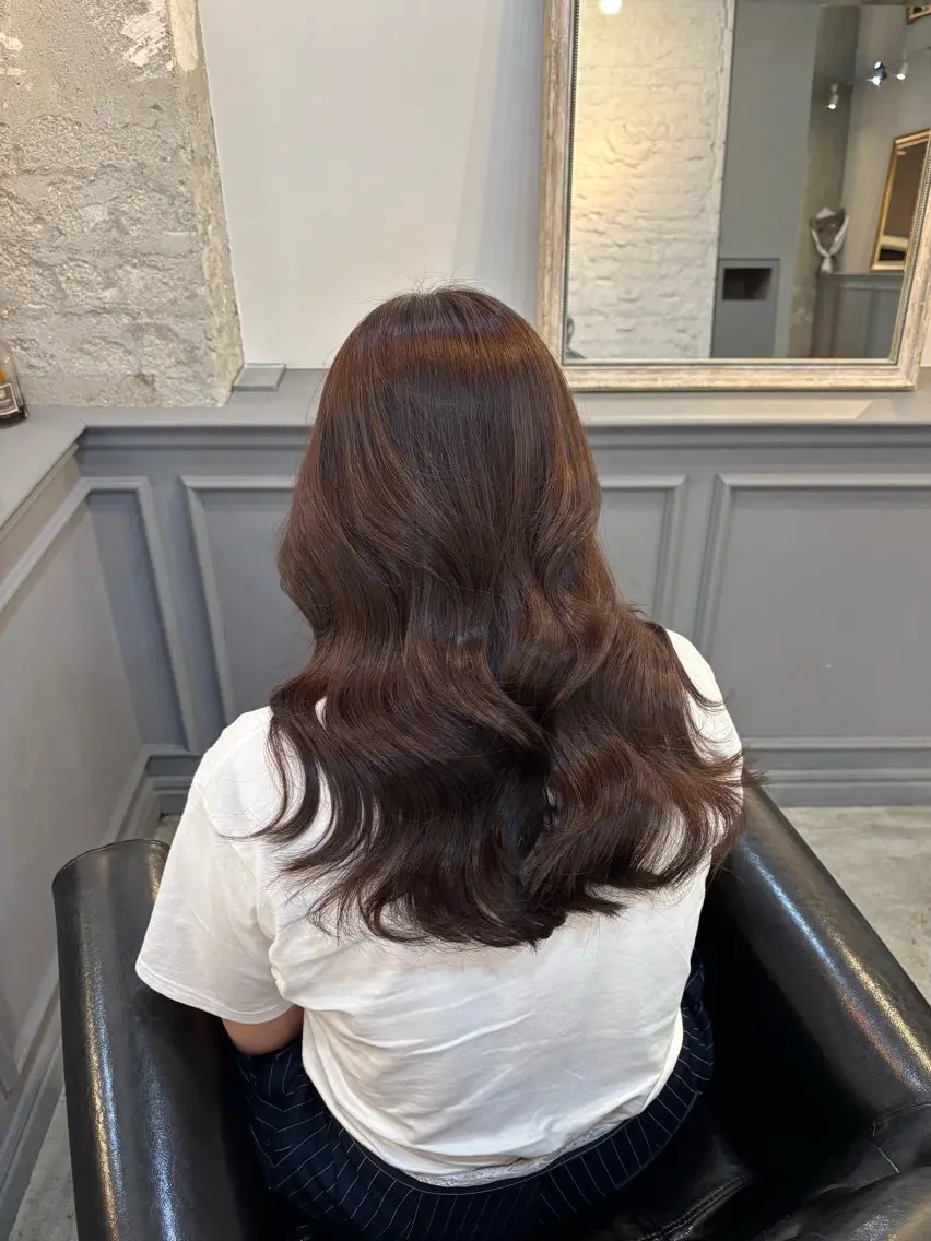 ロング カラー 関口 玲那のヘアスタイル