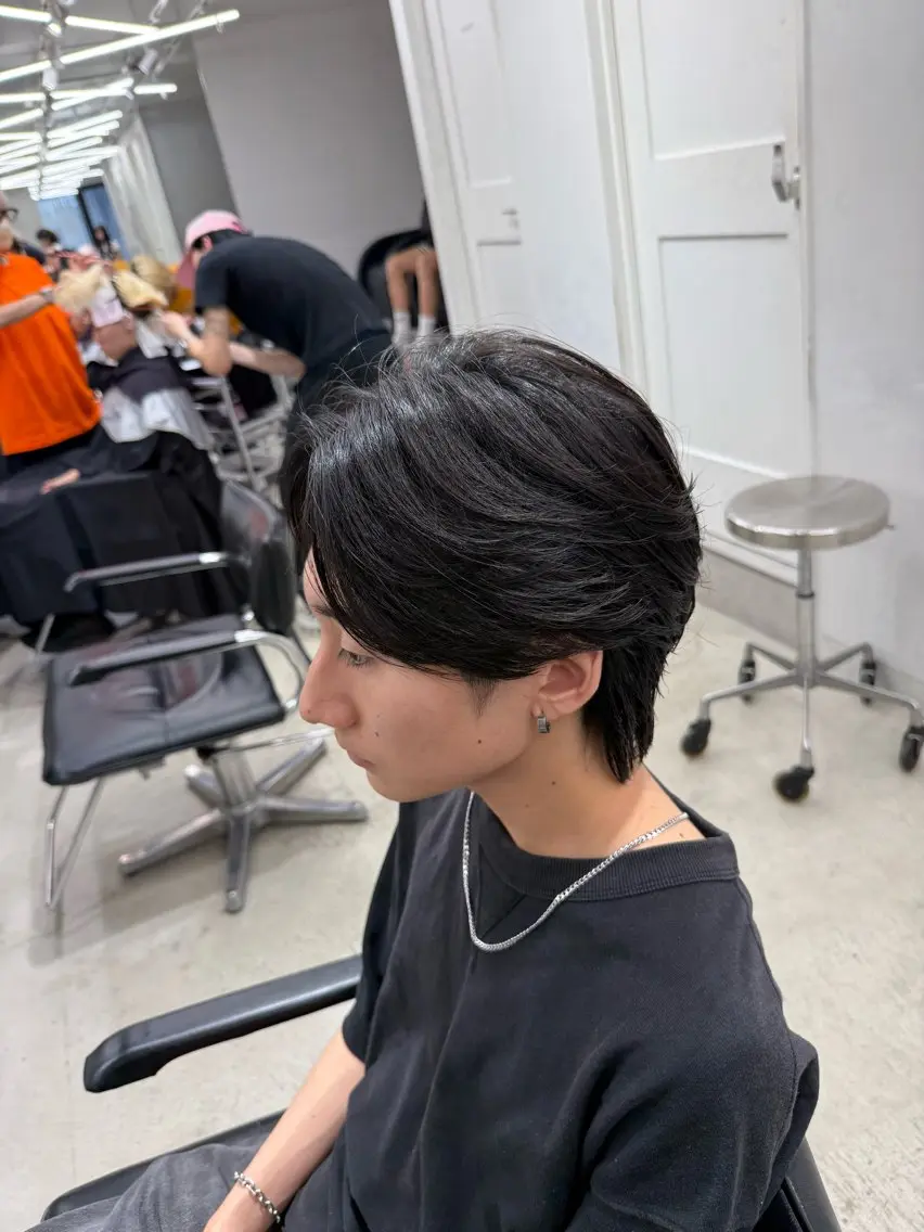 ミディアム メンズ 深谷 侑亮のヘアスタイル