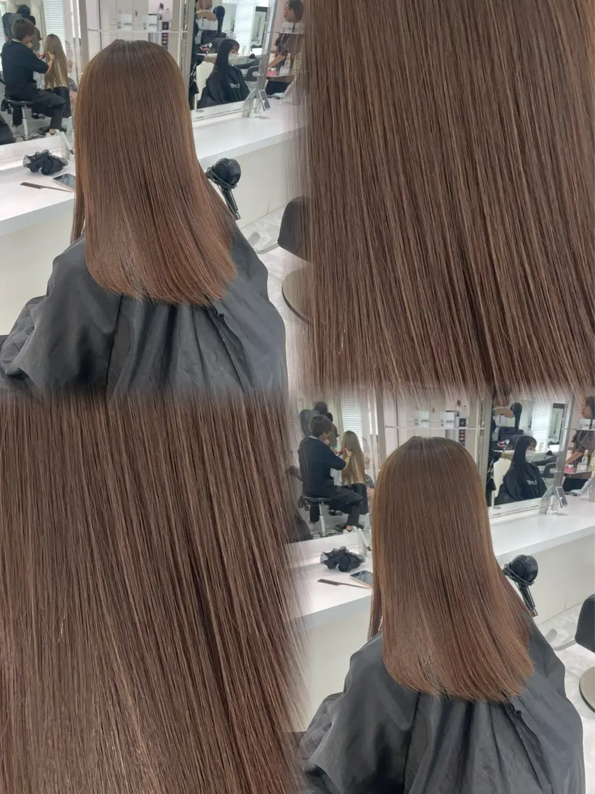 ロング カラー ダブルカラー ブリーチなし特化 美容師💖SAE💖のヘアスタイル
