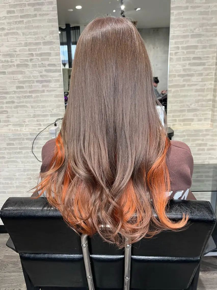 セミロング Lilly 中谷友里のヘアスタイル