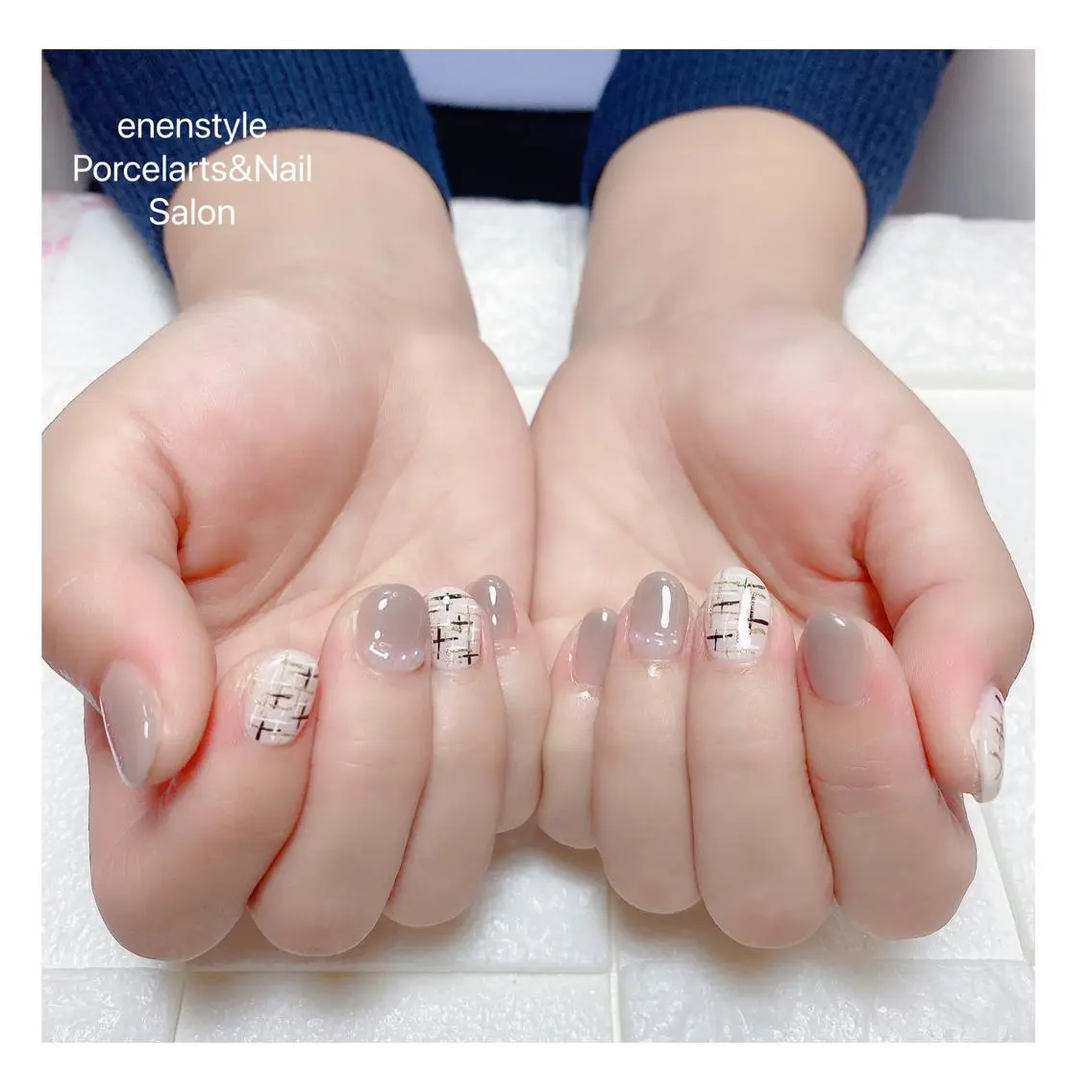 ショート ネイル ハンドネイル 🐾enen style 🐾のネイルデザイン