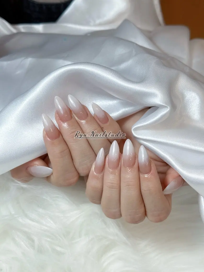 ネイル アートネイル ジェルネイル ニュアンスネイル シンプルネイル ネイルチップ Ryu nail studioのネイルデザイン