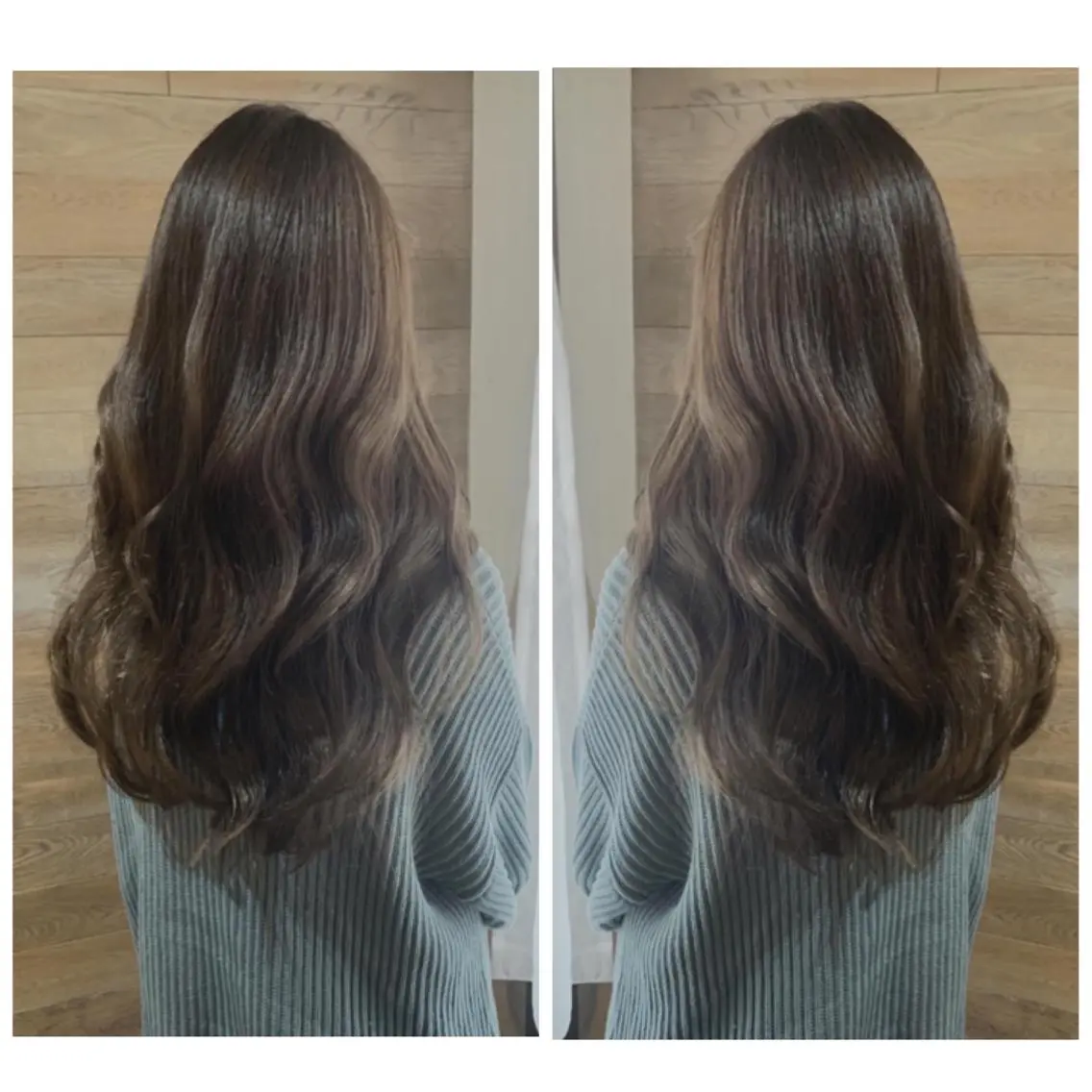 ロング カラー カット ヘアカラー トリートメント 京都大人女性ショート 徒歩1分/秋山のヘアスタイル