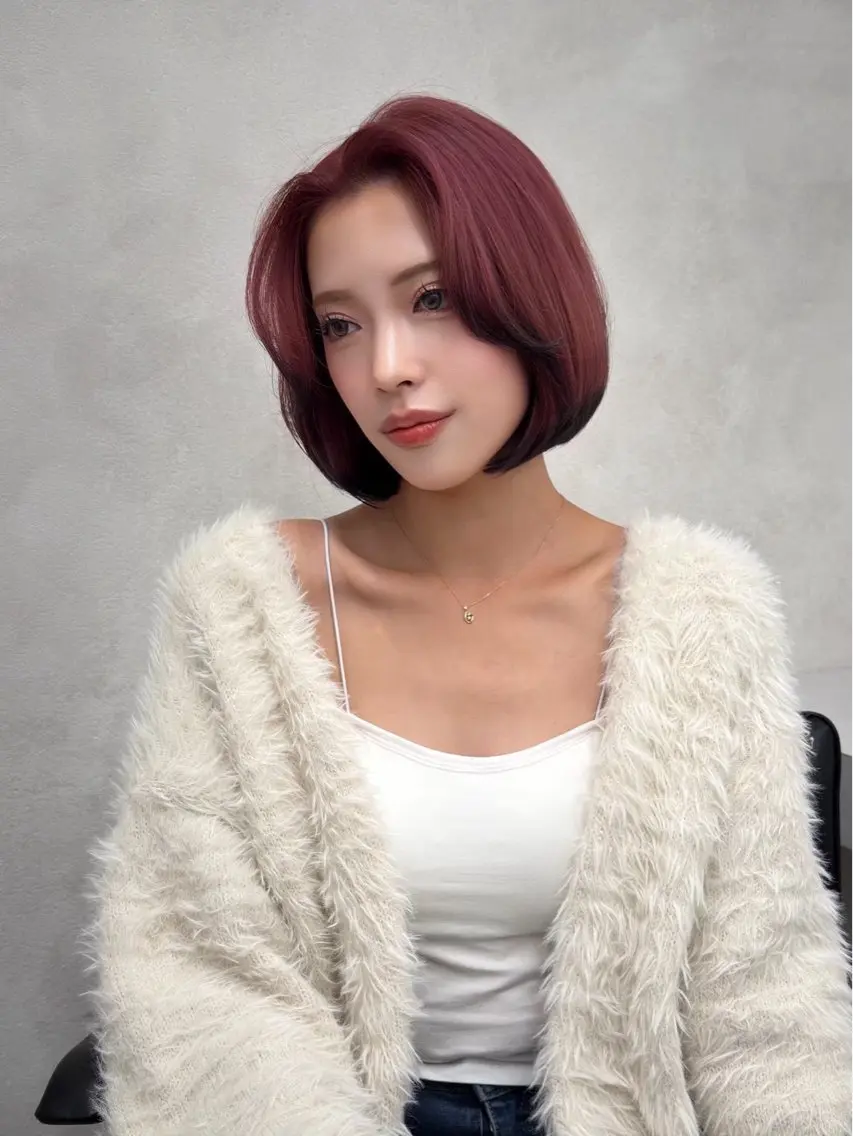 ミディアム ✨レイヤー・ブリーチ なしダブル特化✨のヘアスタイル