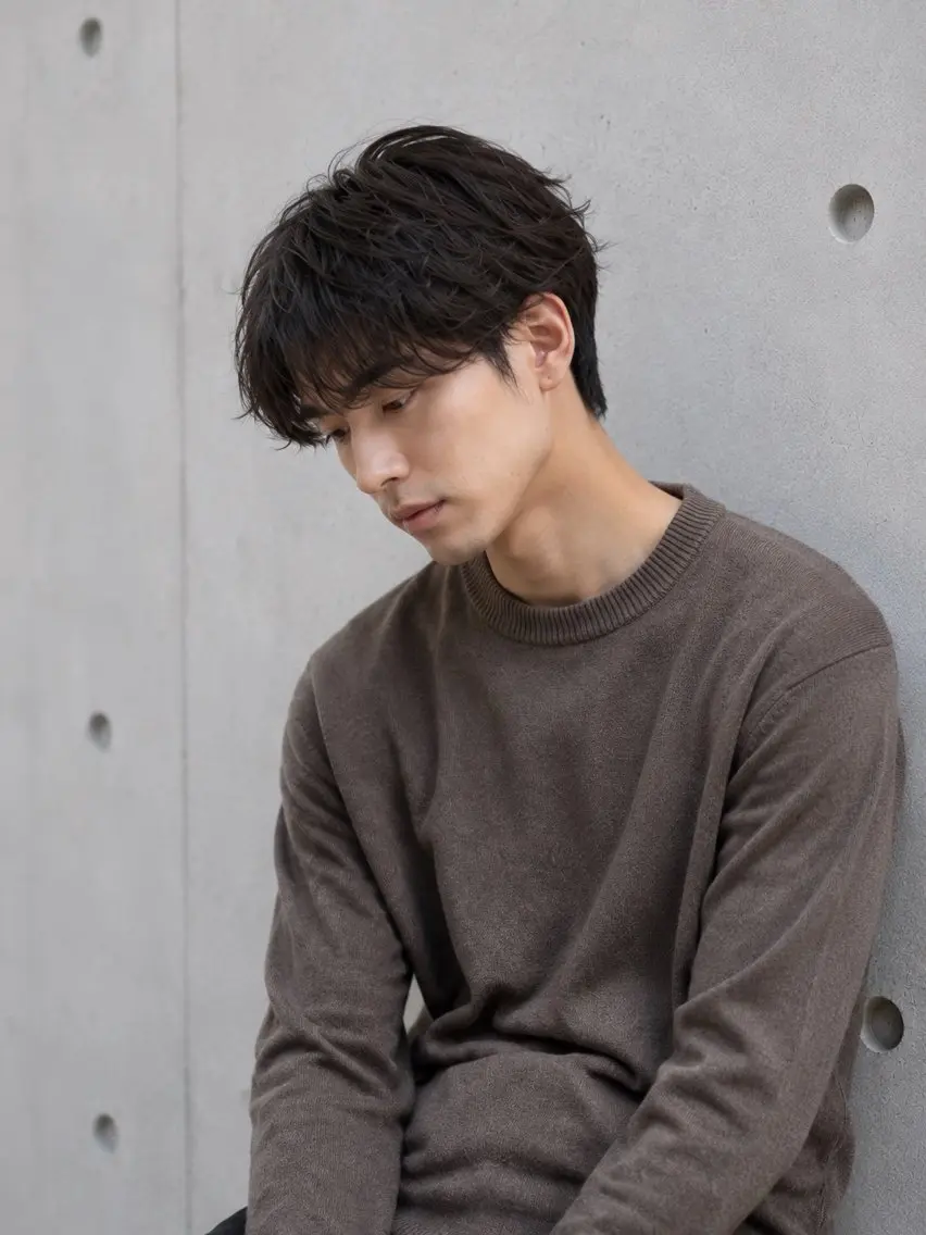 パーマ 矢川 晄士朗のヘアスタイル