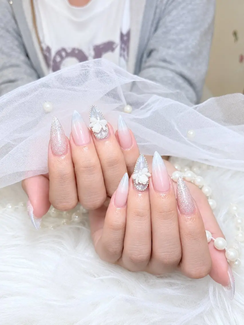 ネイル チークネイル 長さ出し フットネイル 韓国ネイル マグネットネイル ハンドネイル ハンドケア AN NAIL 高田馬場_HOAのネイルデザイン