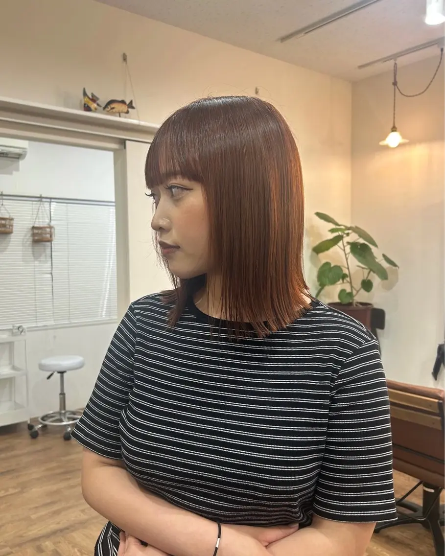 ミディアム ヘアカラー Itsuki モデル募集中♩のヘアスタイル