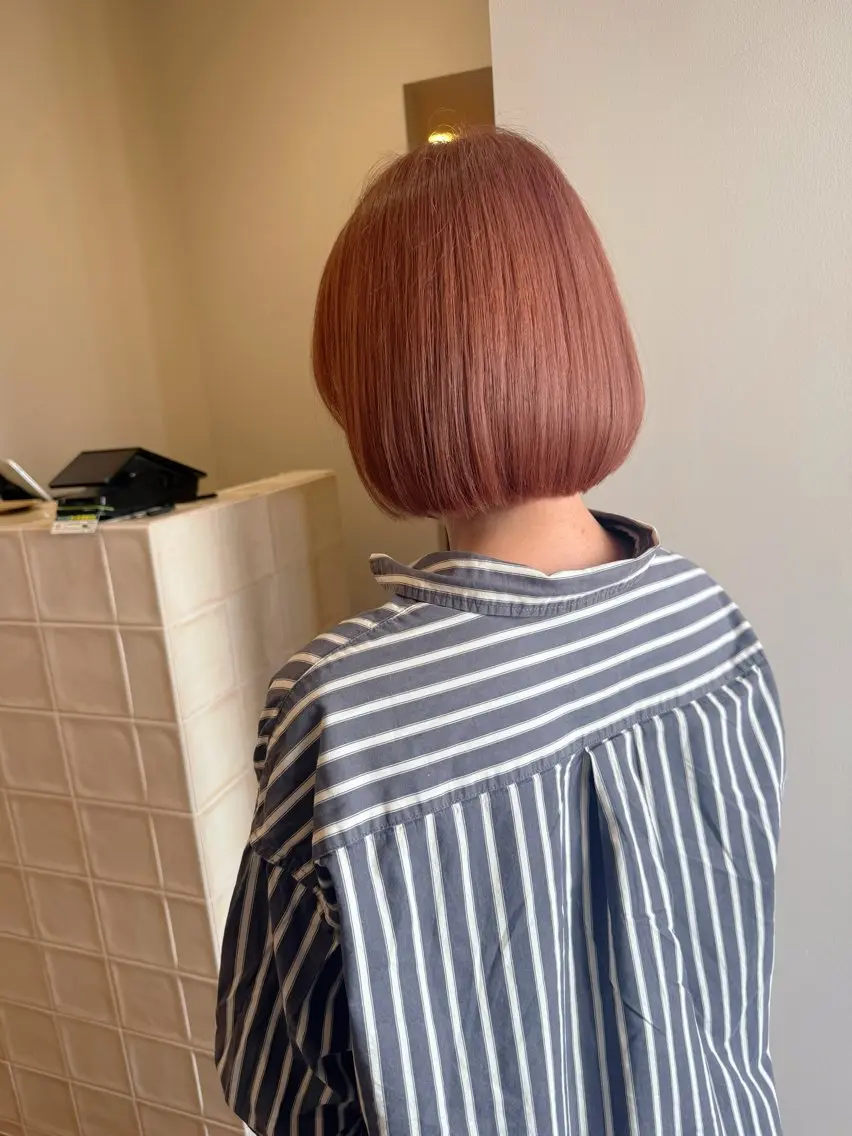ミディアム カラー ヘアカラー トリートメント 💛🤍U too e’s /店長🧸のヘアスタイル