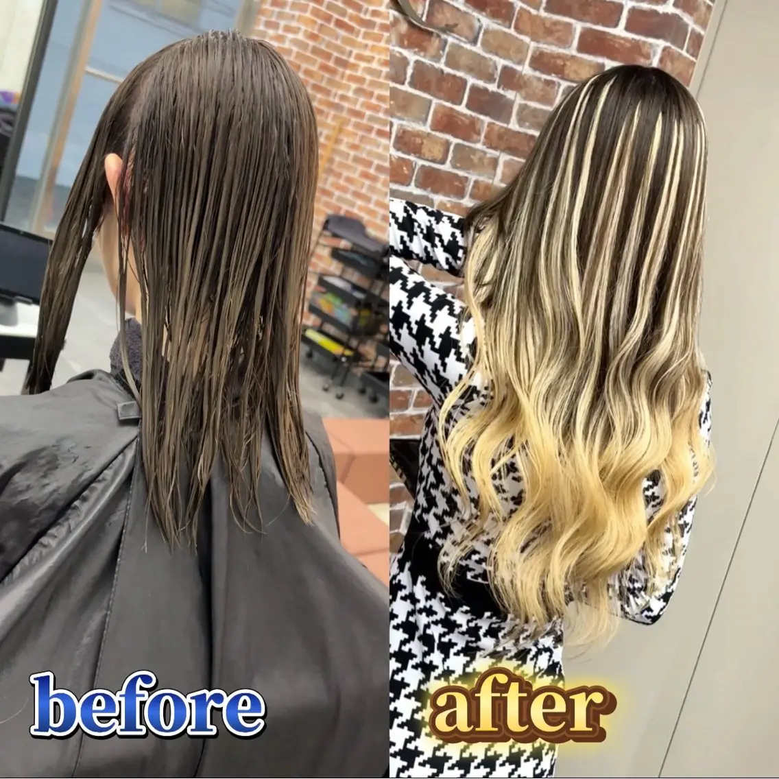 ロング カラー エクステ ギャルの革命児 秀斗のヘアスタイル