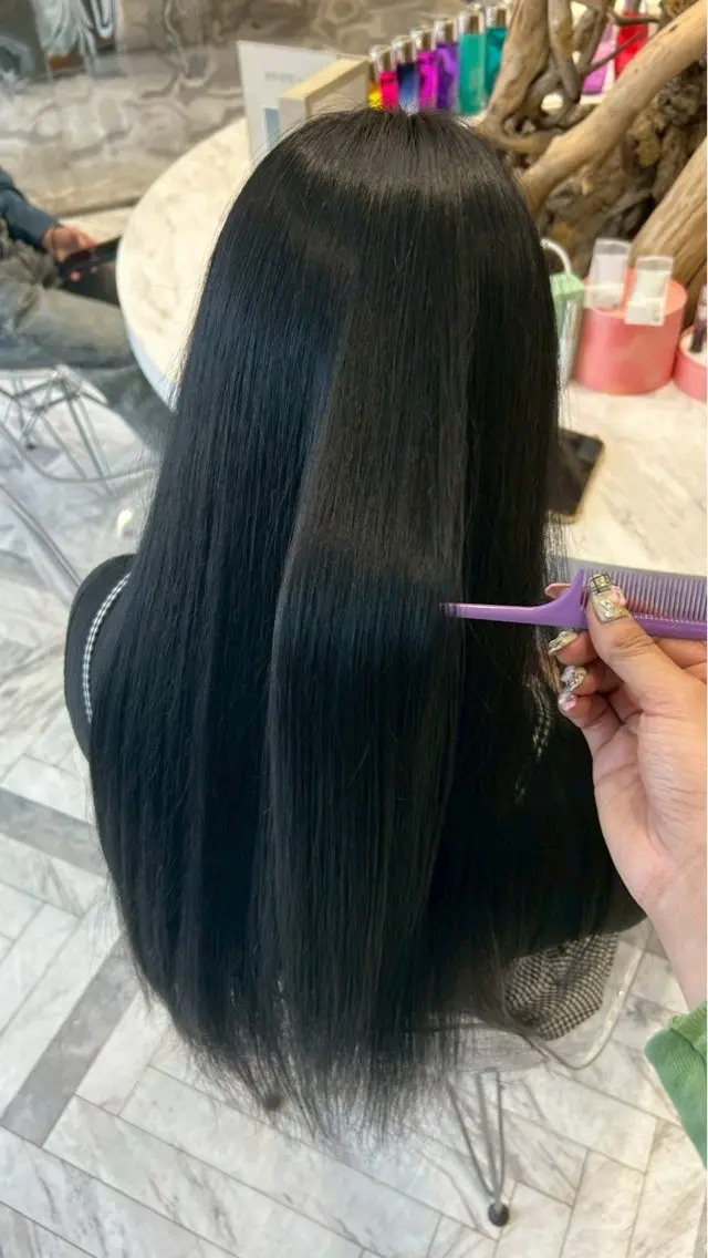 ロング カラー ヘアカラー トリートメント himari💜 暖色/レイヤーカットのヘアスタイル