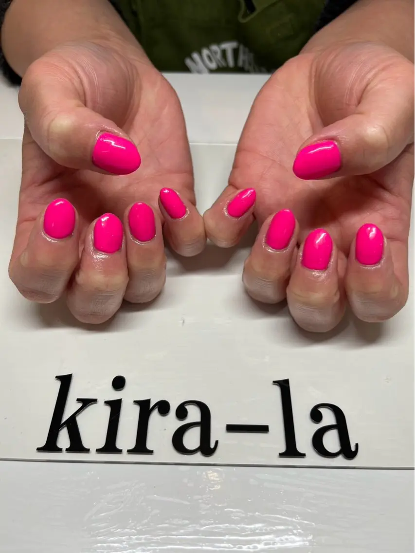 ネイル ピンク kira-la キララ･:*..のネイルデザイン