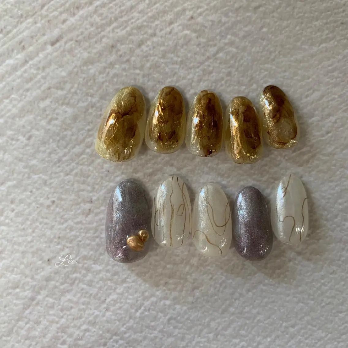 ネイル ジェルネイル パラジェル Léa nailのネイルデザイン