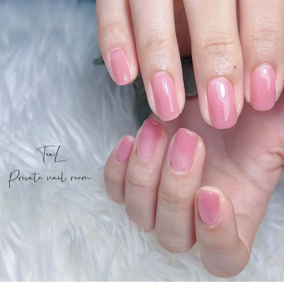 ネイル ワンカラーネイル シンプルネイル TeaL nailのネイルデザイン