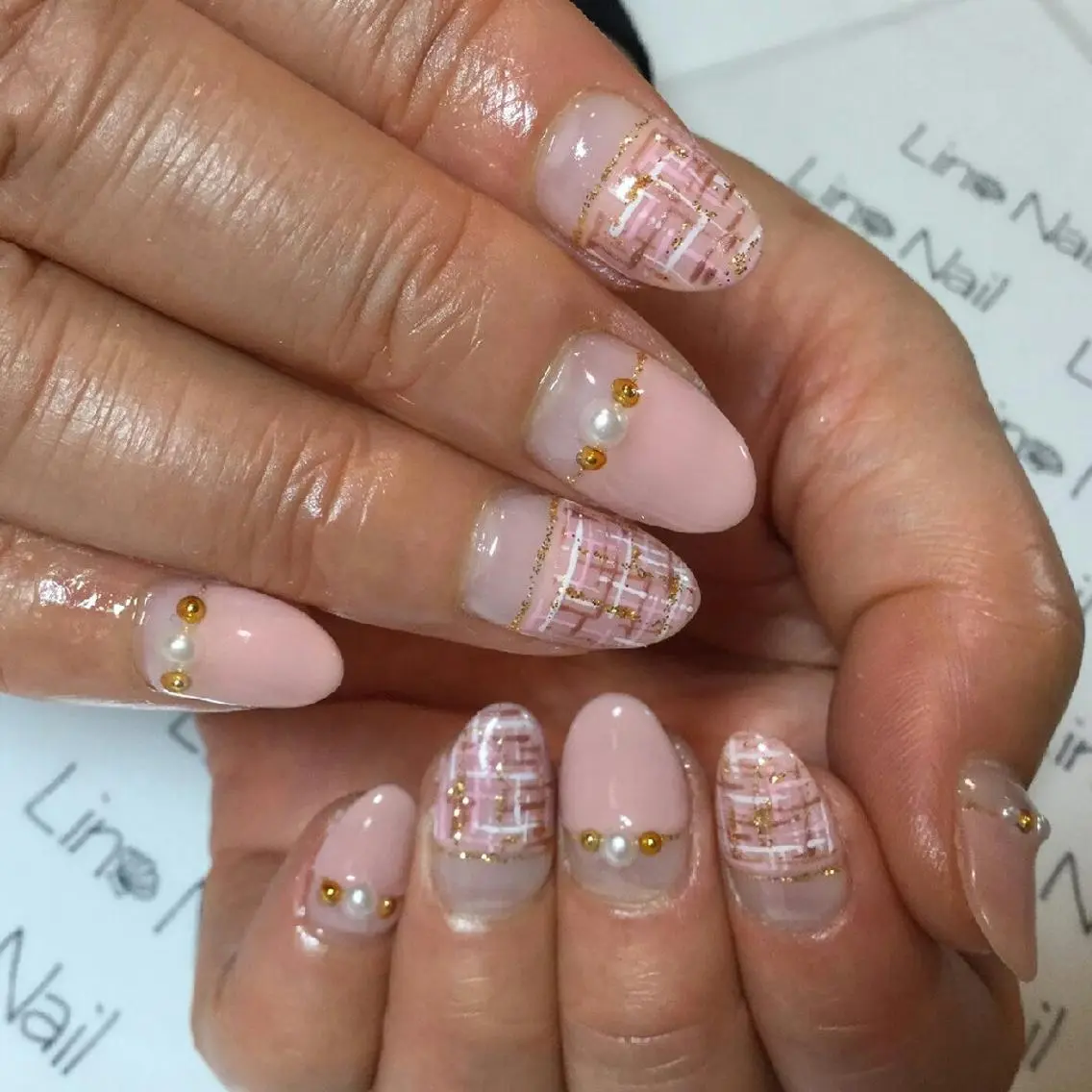 ショート ミディアム セミロング カラー ロング ネイル まつエク キラキラネイル Lino Nail sekitomiのネイルデザイン