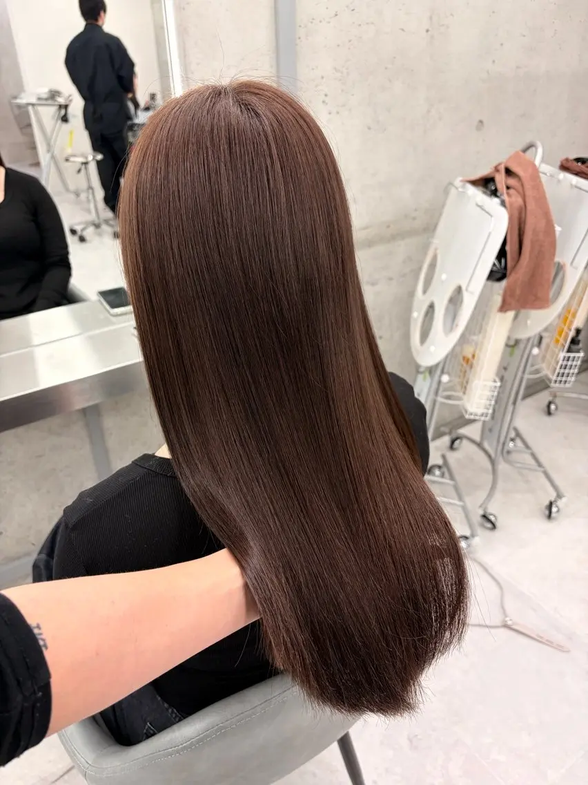 ロング カラー カット ヘアカラー カラー/エクステ 🤍ルナのヘアスタイル