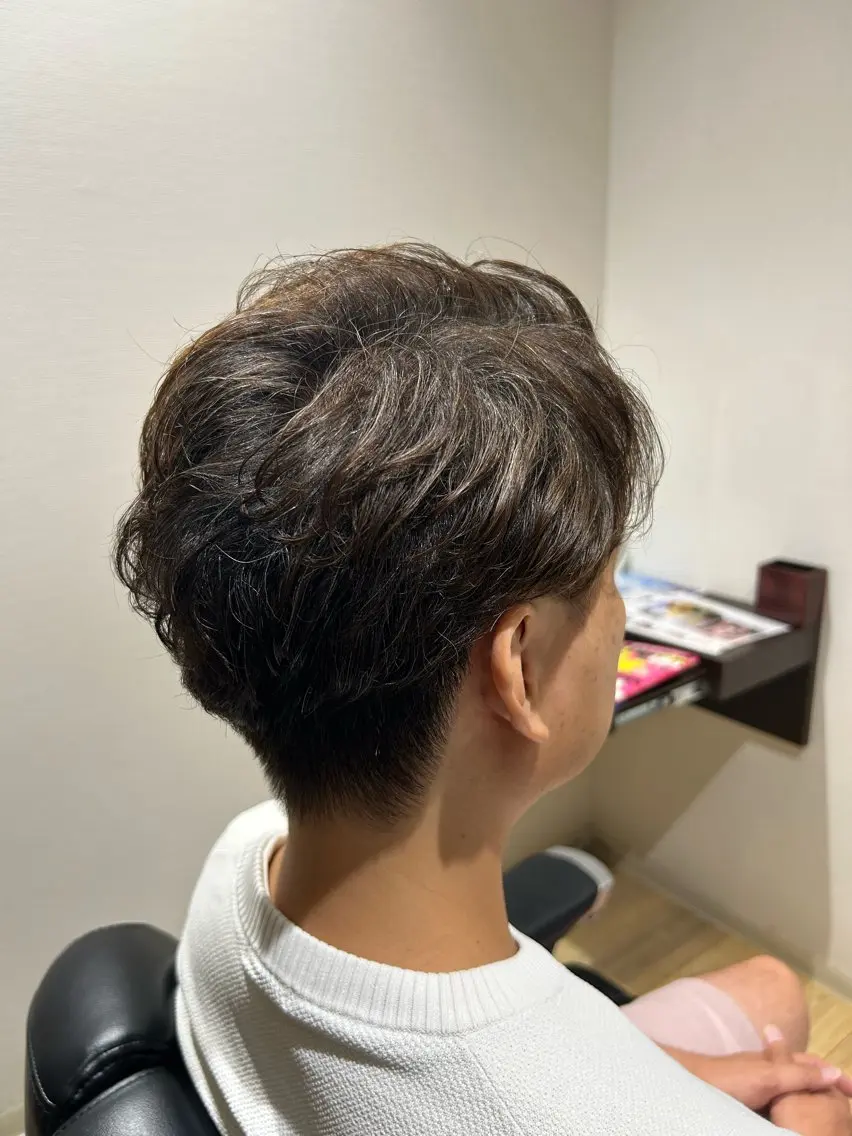 パーマ メンズ メンズパーマ 小川 遥加のヘアスタイル