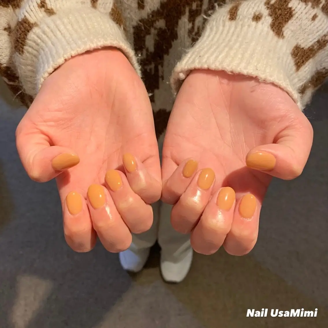 ネイル ジェルネイル マグネットネイル 持ち込み ワンカラーネイル パラジェル 本町ネイルNail UsaMimiのネイルデザイン