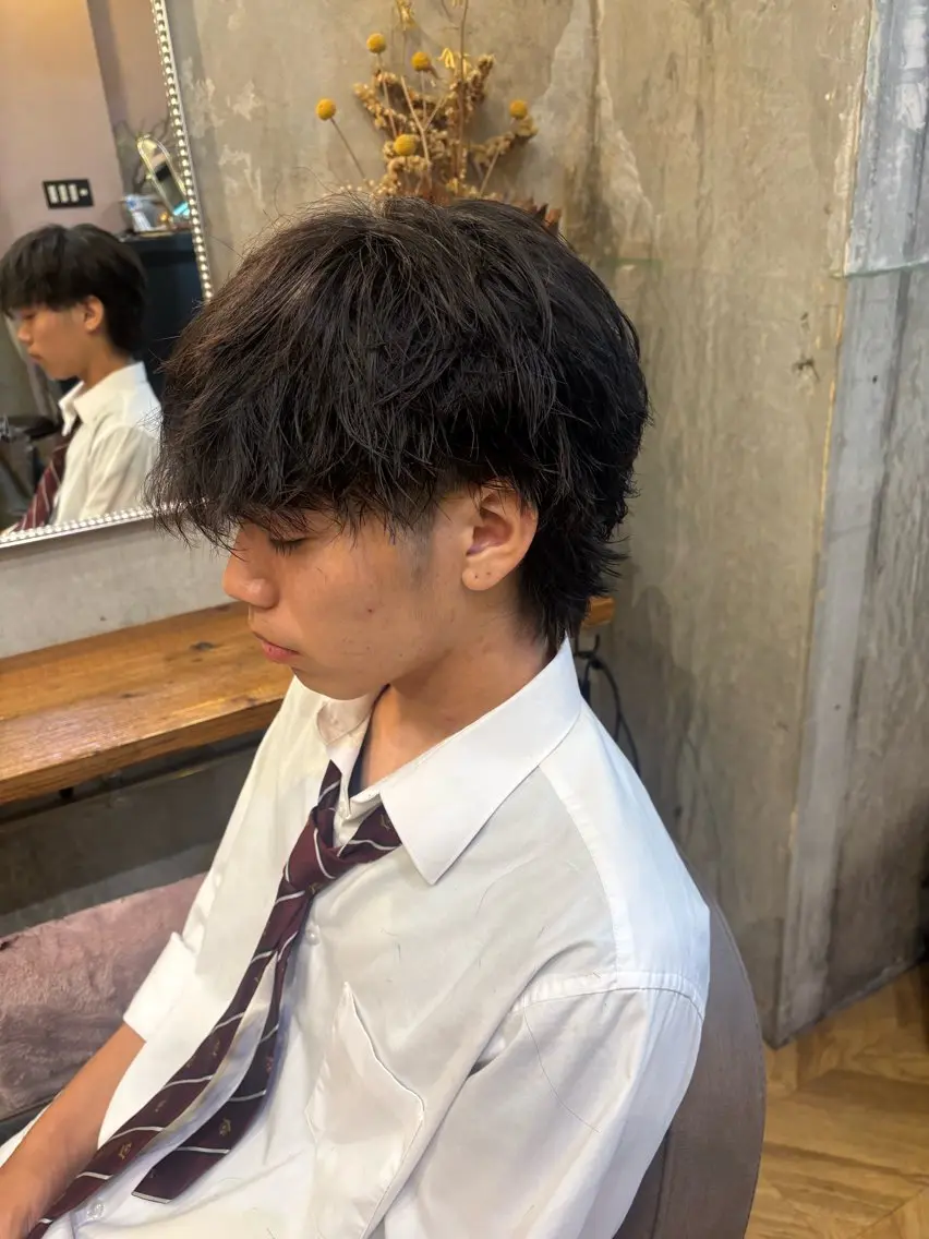 メンズ メンズパーマ アシスタント YASUTOのヘアスタイル