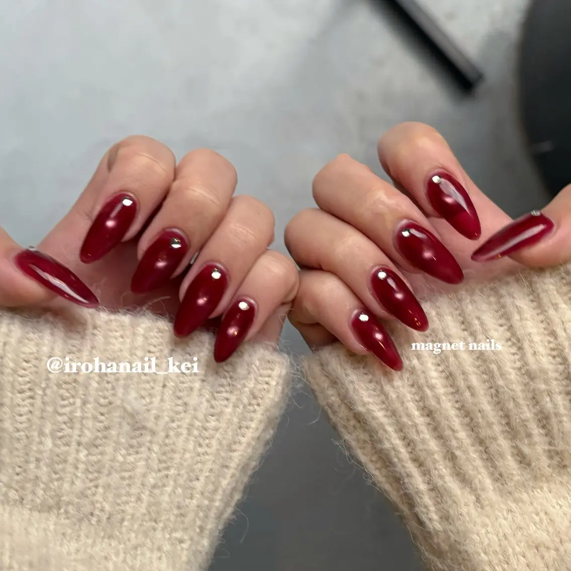 ネイル マグネットネイル IROHA NAIL_けい🐶のネイルデザイン