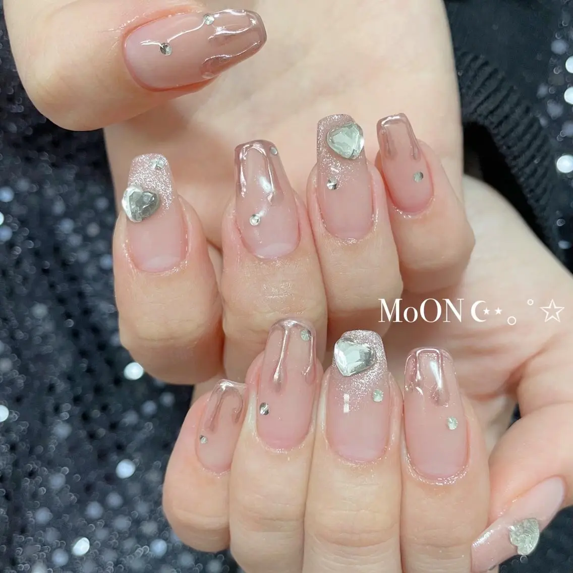 ネイル ハンドネイル ハンドケア MoON...❤︎ MeGuのネイルデザイン