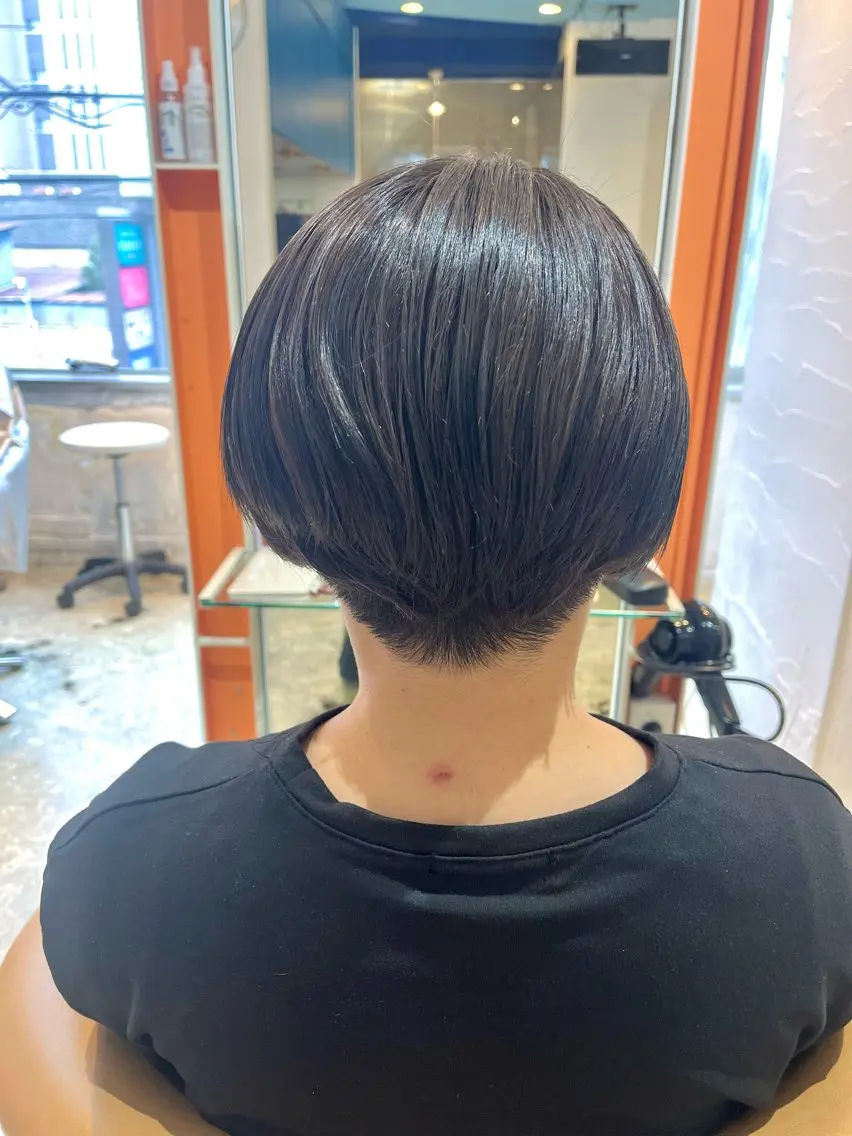 ショート カラー カット ヘアカラー うしだ かおるのヘアスタイル