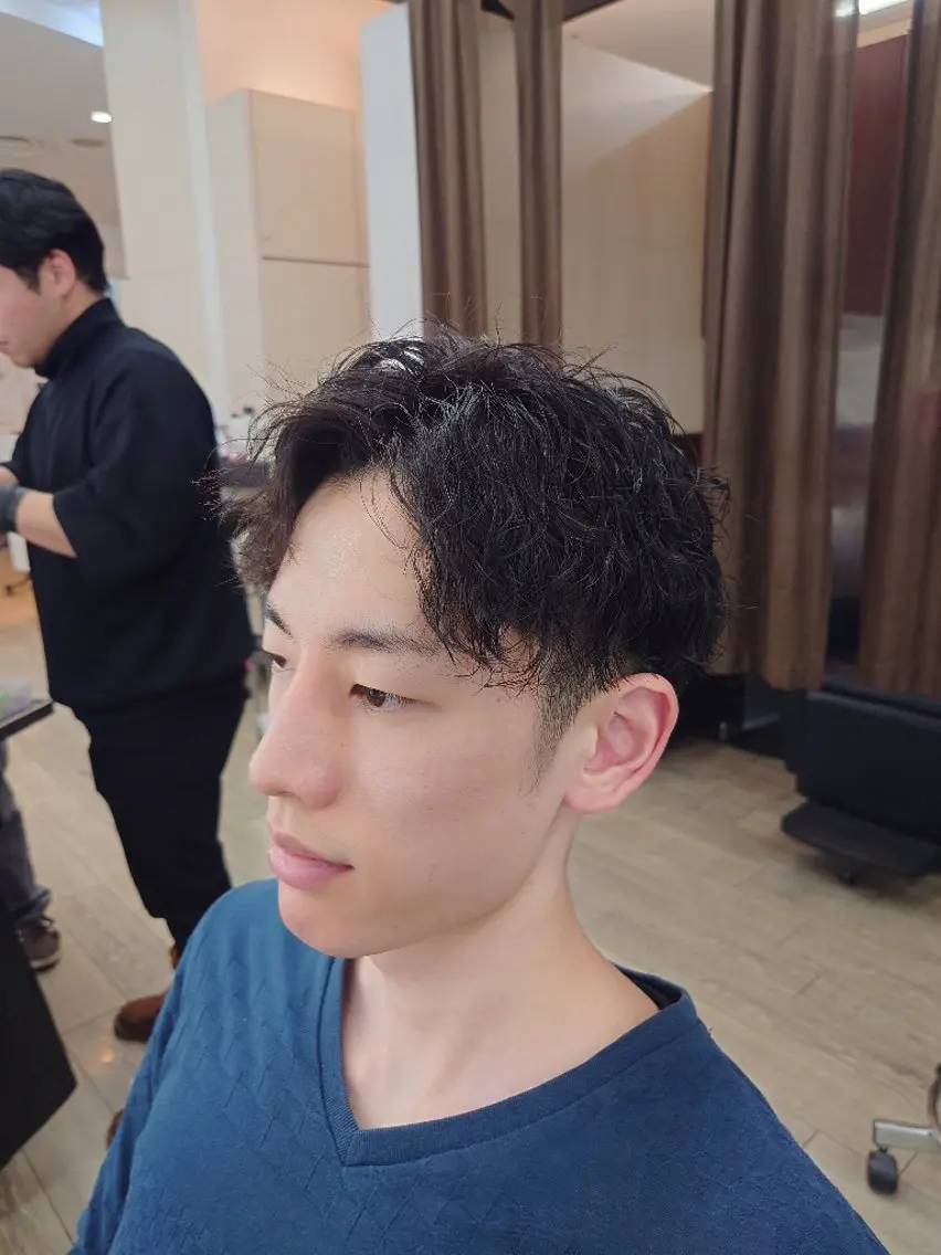 メンズ メンズパーマ 田村 猛のヘアスタイル