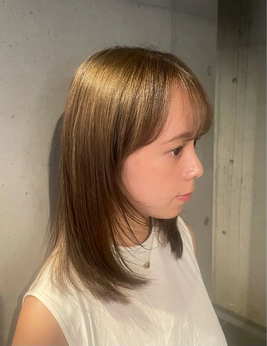Wカラー(ブリーチなし)＆トリートメント💆🏻‍♀️💖⸝꙳.⋆の写真