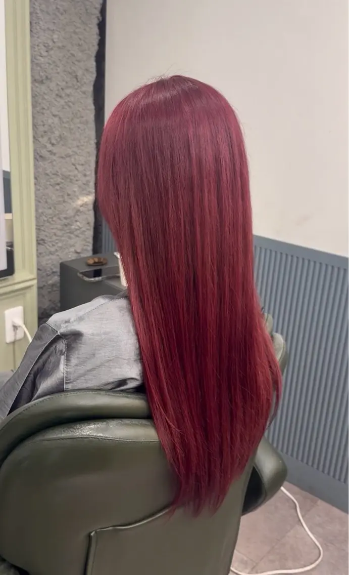 カラー AYANE ◝✩韓国ヘアのヘアスタイル