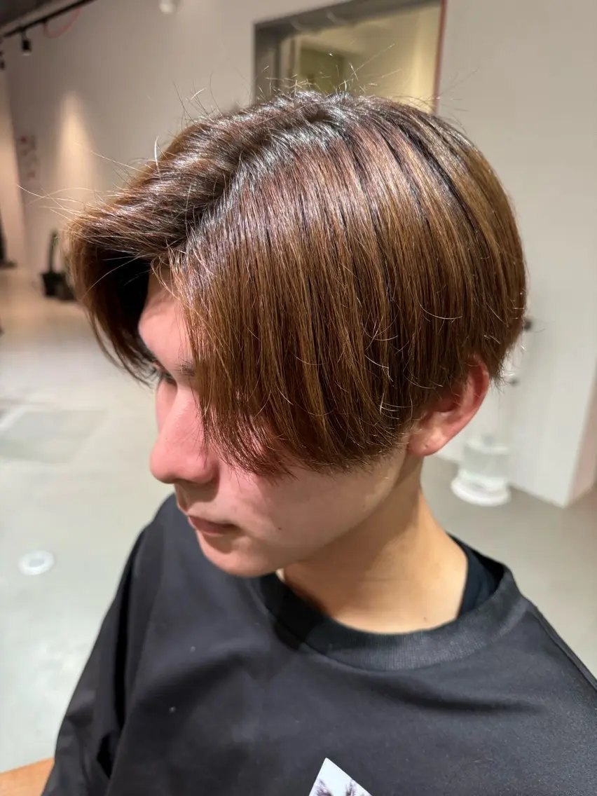 ショート カラー メンズ Mizuki Yajimaのヘアスタイル